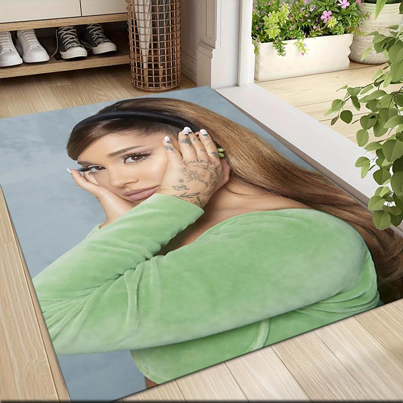 Ariana Grande'S Artistry Carpet Rug Soft Washable Antislip Home Living Room Sofa Mats Personalized Christmas Rug