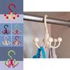 Multipurpose Six Claw Hook With Rotating Claws For Home And Dormitory Storage