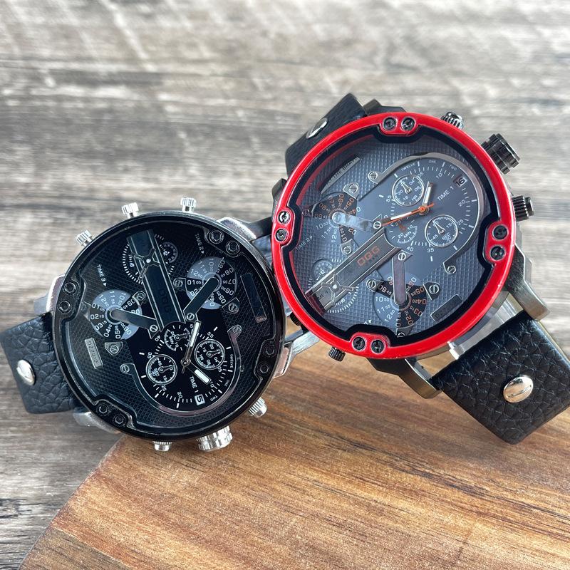 JYL Men's Watch Trendy Sports Large Dial Silicone Strap