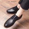 Hochwertige Formelle Schuhe Herren Klassische Business Britische Hochzeit Gesellschaftliche Lederschuhe Herren Brogue Herren Kleiderleder Herren Slipper
