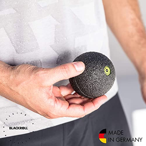BLACKROLL Black Roll Ball, 8cm, Made in Germany, Lightweight 17g Stretch Ball for Self-Care, Authentic Pink