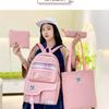 New travel backpack spring wear-resistant backpack women's fashion junior high school student cute schoolbag