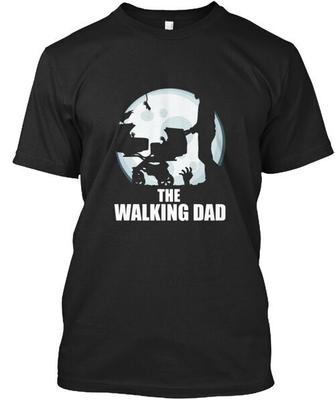 The Walking Dad Zombie T-skjorte Laget i USA Størrelse S til 5XL