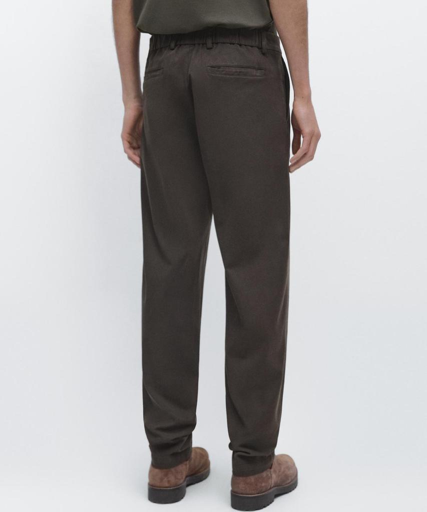 Masimodutti Cotton Blend Jogger Fit Pants