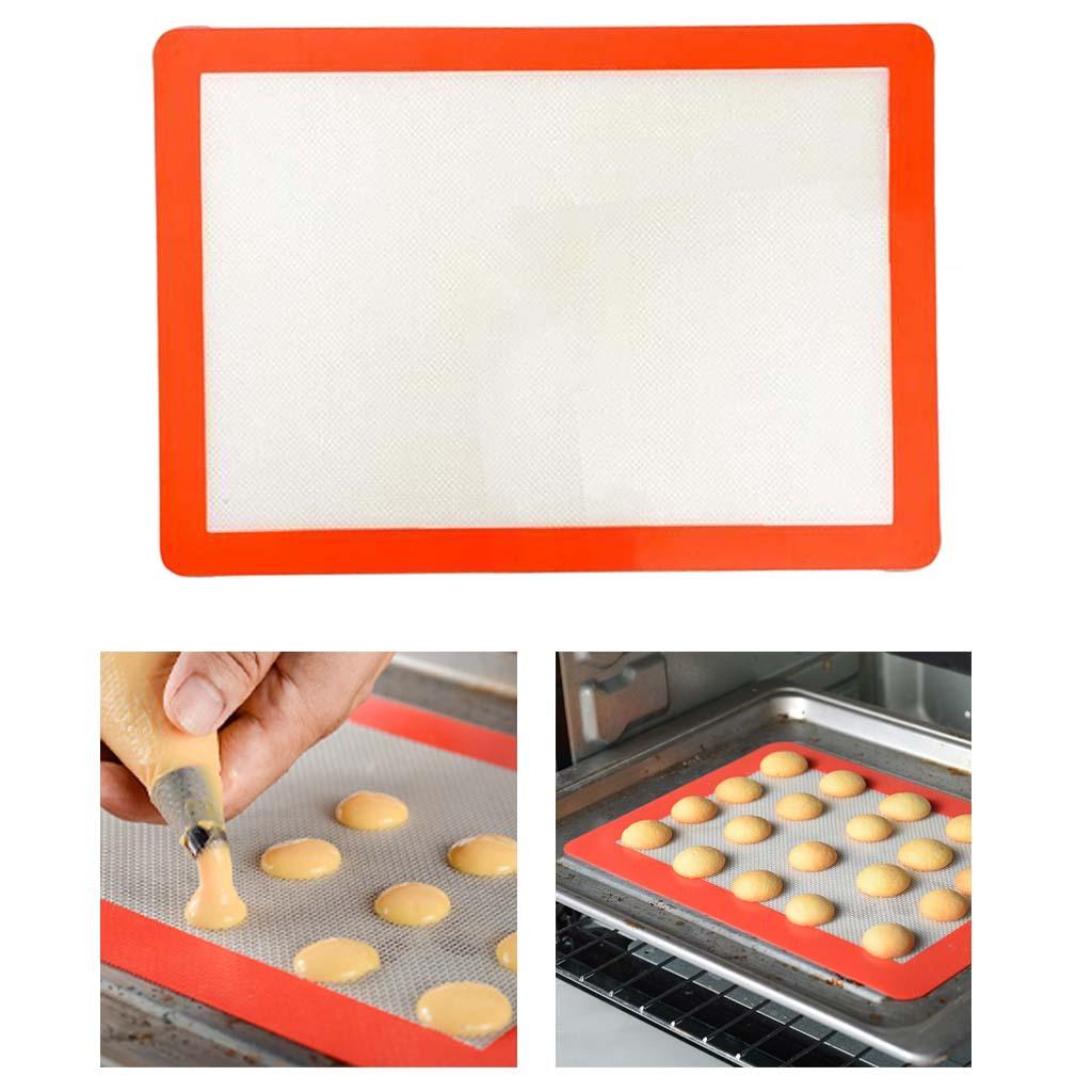 Silicone Baking Mat, Supplies Bread , Sheet for Macaron Square S