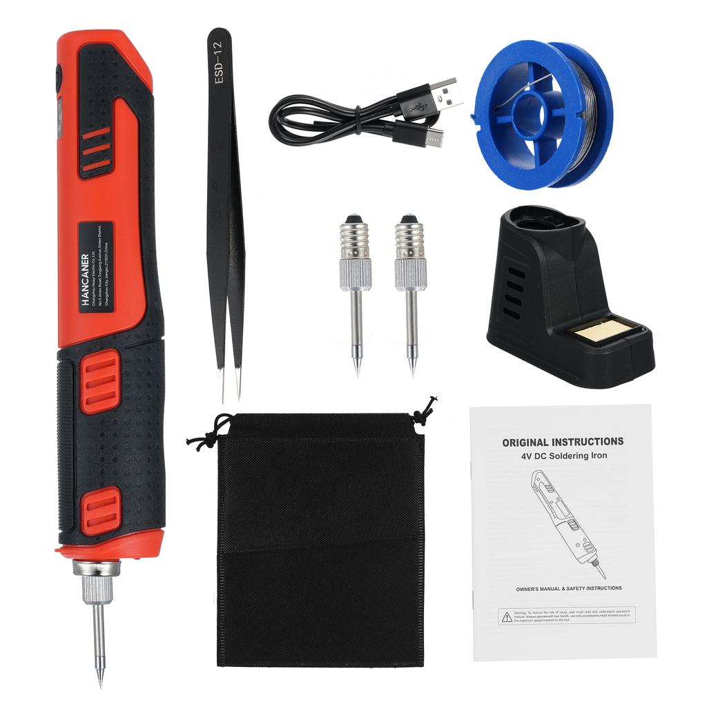 Portable USB Soldering Iron 8W Intelligent Soldering Machine Handheld Soldering Iron Kit Cordless Welding Tool Lithium