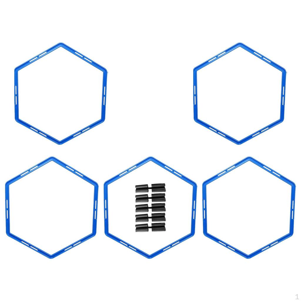 5 Agility Rings for Footwork Development Indoor and Outdoor Activities