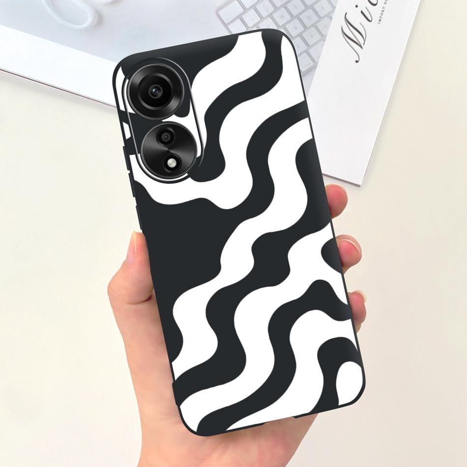 For OPPO A78 Case Oppo A78 4G CPH2565 Cute Fashion Candy Color Soft Silicone TPU Phone Back Cover For OppoA78 A 78 4G 2023