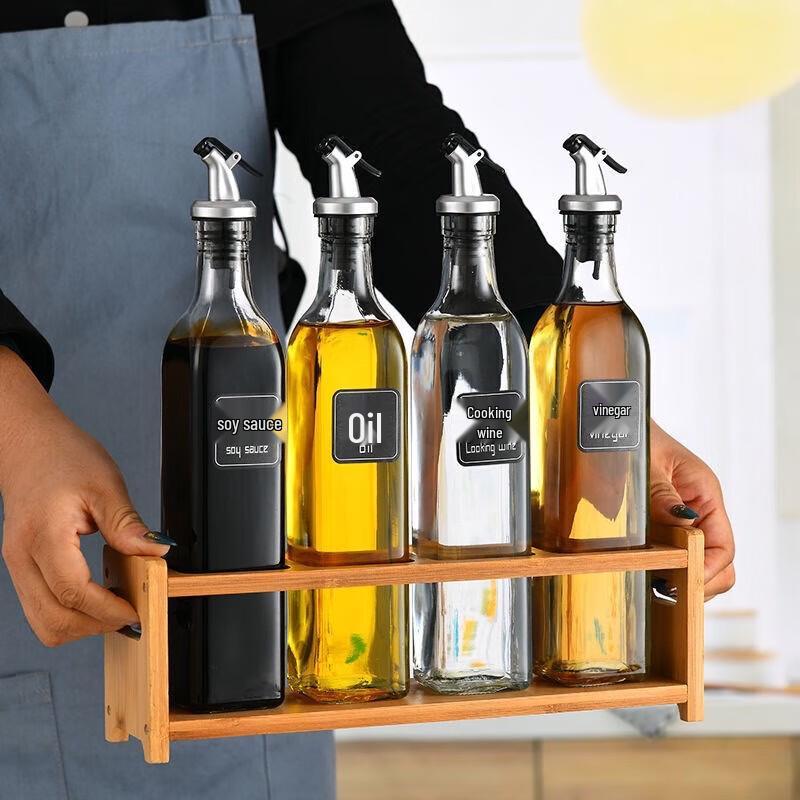 Glass Oil and Vinegar Dispenser Bottles