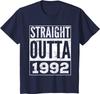 Straight Outta 1992 Funny Birthday Gift Youth Unisex T-shirt