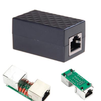 RJ-45 Blitzableiter Adapter Ethernet Überspannungsschutz Netzwerk Schützen Werkzeug