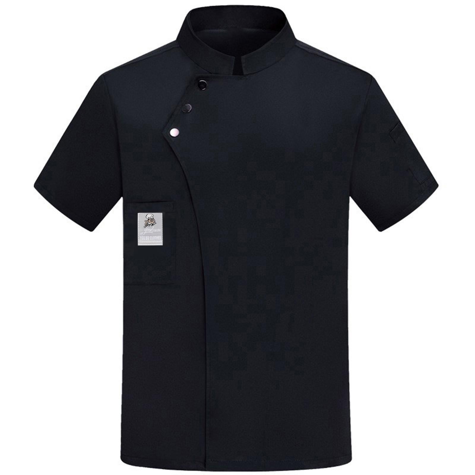 Chef Uniform Sleeved Men s Clothing Catering Work Uniform Back Kitchen Uniform Men s Top L чёрный