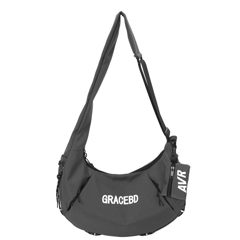 

Сумка через плечо мужская сумка через плечо студенческая сумка для занятий женская сумка большой вместимости для поездок на работу с кошельком для монет серый