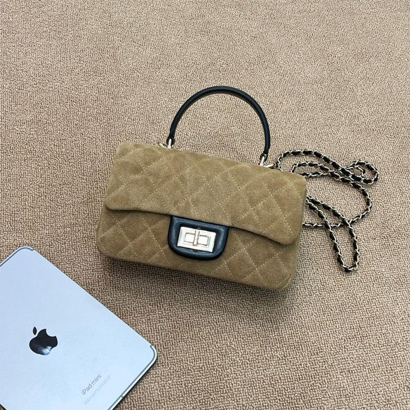 Frosted hand bag women s foreign style versatile shoulder messenger chain bag retro handbag