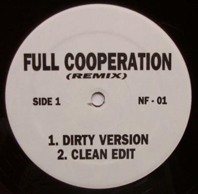 12inch Record DEF SQUAD / REDMAN - Full Cooperation (Remix) / Pick It  NF01 Not On Label 1999 Rap & Hip-Hop/R&B Used