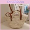 New Fashion Corn Husk Woven Bag Sweet And Fresh Style Handmade Woven Bag For Women Medium Size