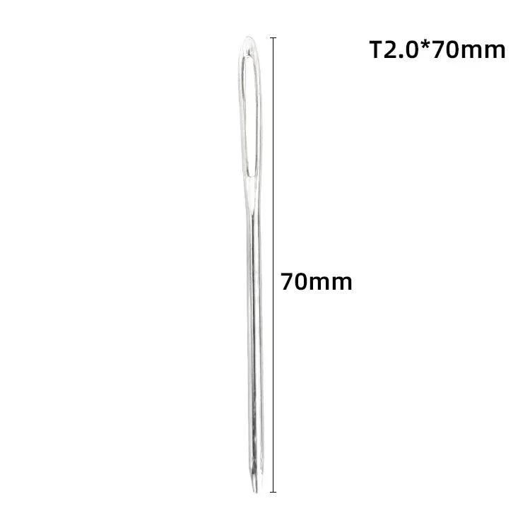 50pcs Large Eye Hand Sewing Needles 3 Sizes Blunt and Pointed Tips Multipurpose Tools for Embroidery Stitching Craft Accessories