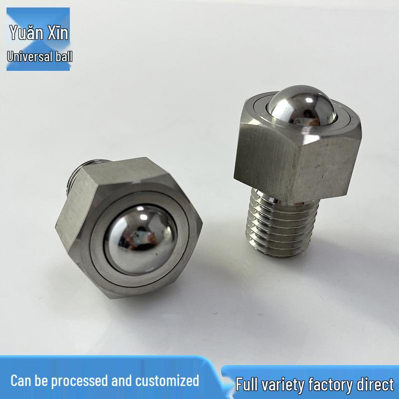 Heavy Duty Universal Steel Ball Roller Conveyor Wheel with Screw