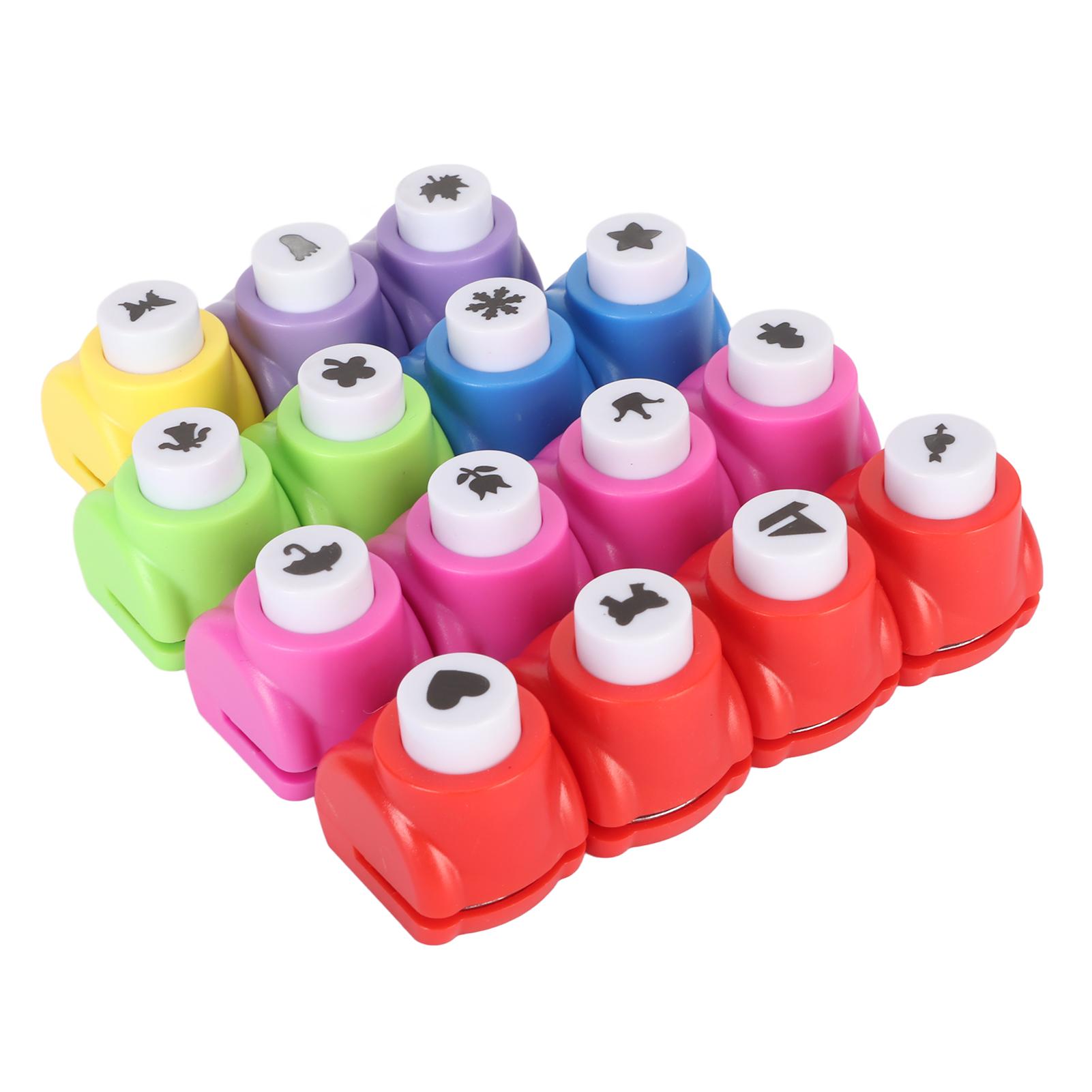 

15pcs Shape Paper Punch Set for Kids DIY Stimulate Imagination Craft Holes Punch for Scrapbooking Journaling Greeting