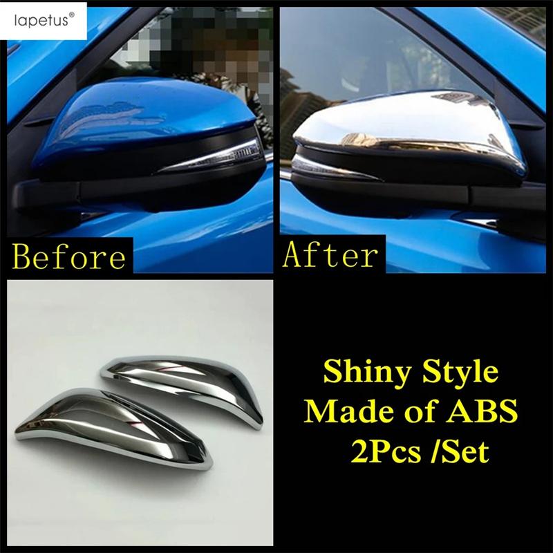 Ozdobna Nakładka na Lusterko Boczne Tylne Drzwi Samochodu Listwa Akcesoria ABS Chromowane Do Toyota Rav4 Rav 4 2014 2015 2016 2017 2018