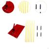 Golf Alignment Stick Set Trainer Adjustable Practice Plate Training Aid for Indoor Driving