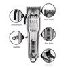Professional Full Metal Rechargeable Electric Hair Clipper Set for Hairdressing and Shaving