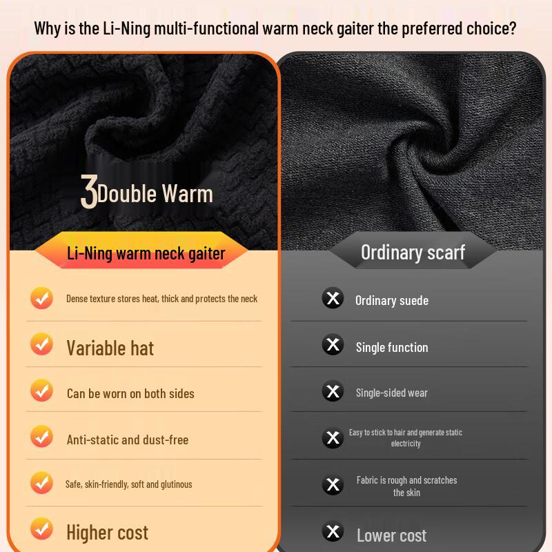 LI-NING Winter Cycling & Ski Thermal Balaclava