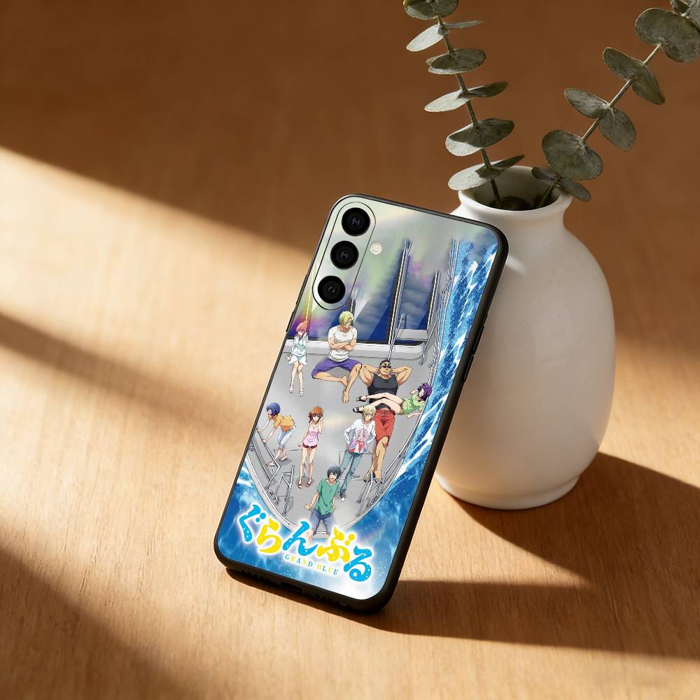 

Anime Grand B-Blue Dreaming Phone Case For Samsung Galaxy A20,21s,22,31,32,52,53,72,73,80,91 Soft Black Shell Samsung a41