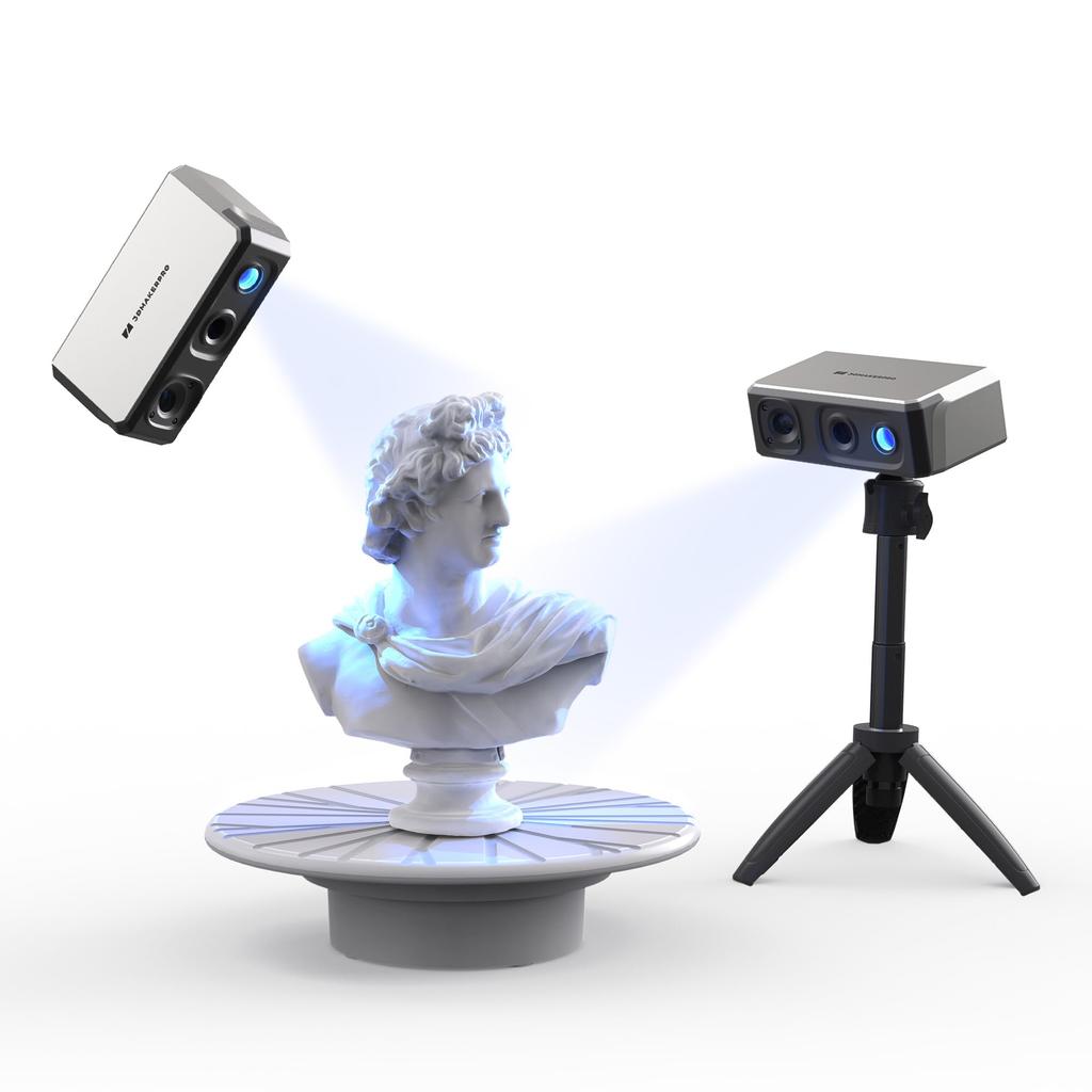3DMakerpro Seal 3D Scanner Handheld 3D Scanner with Accuracy Color Camera Optical Lens Miniature Size Up to 10FPS Scanning Speed Upgraded Version