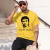 Vladimir Vysotsky 2026 fashion heavyweight hot selling retro printed pattern fun round neck T-shirt for daily comfort