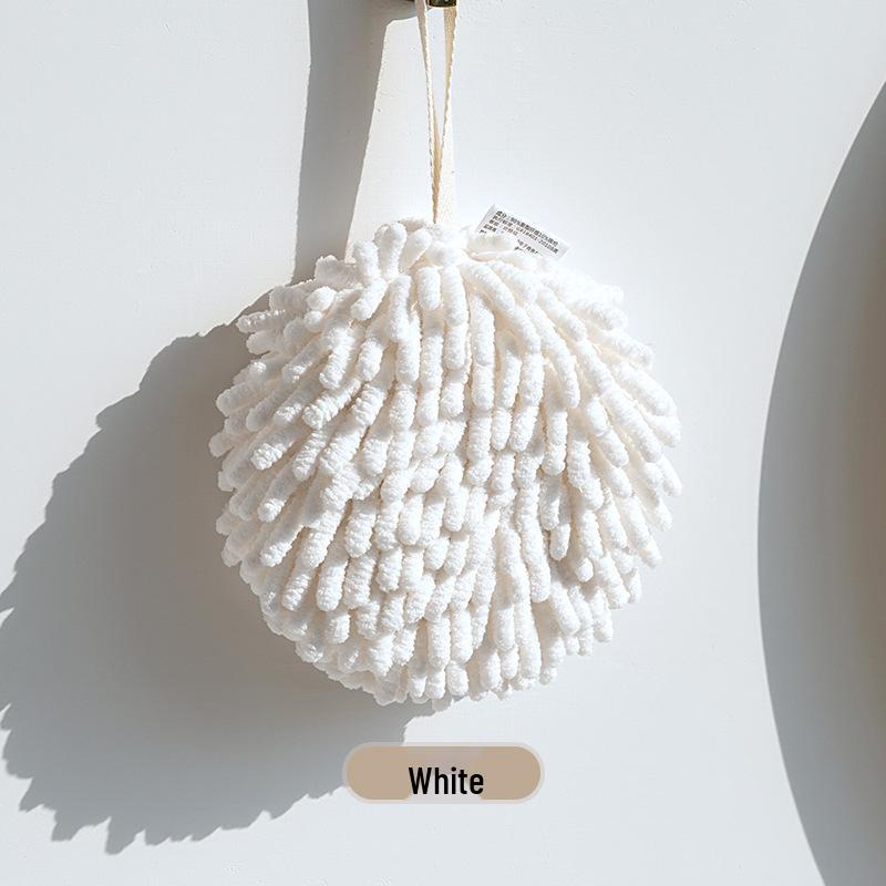 Hand Towel - Chenille Quick-Drying Absorbent Towel for Kitchen & Bathroom, Hangable Design