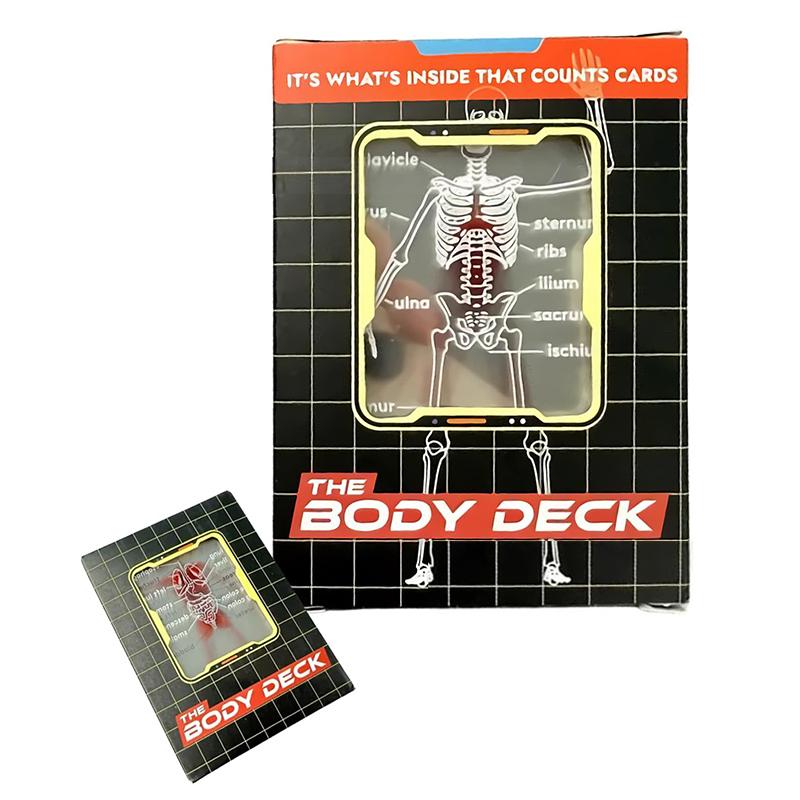 

Смешные игральные карты по анатомии человека Семейные дружеские настольные игры Покерные карточные колоды Подарки