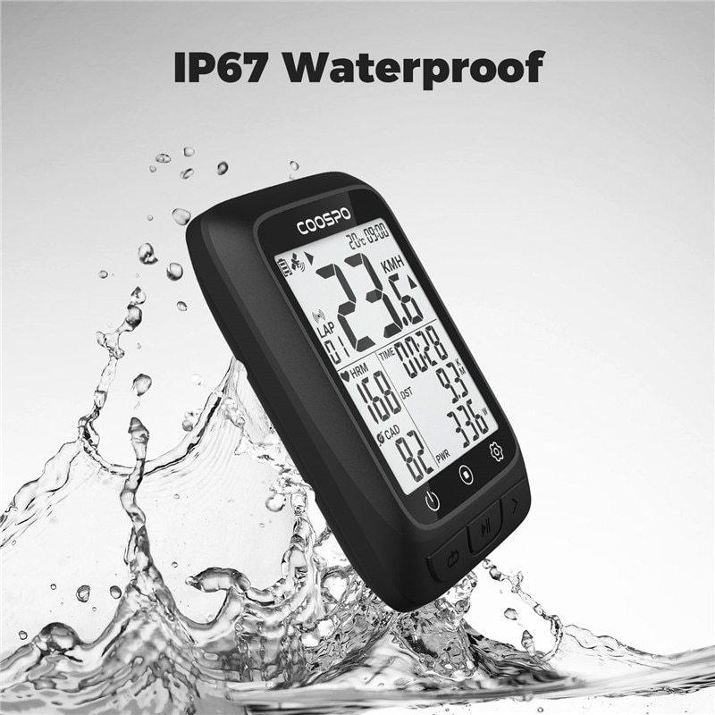 COOSPO BC107/BC26 Bike Computer GPS Wireless Bicycle Cycling Odometer Speedometer 2.4"FSTN Bluetooth5.0 ANT+ Waterproof GPS BDS