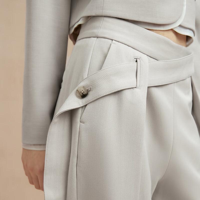 ONLY Women's 2024 Spring High-Waist Wide-Leg Casual Pants