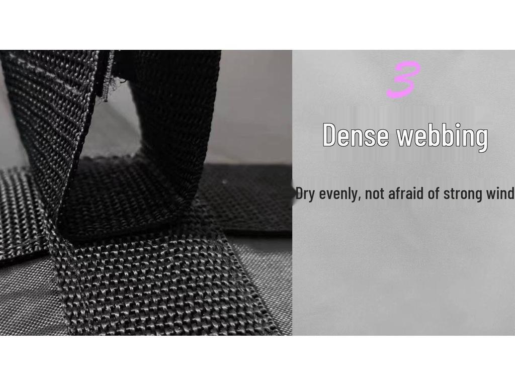 Foldable 4-Layer Herb Drying Rack and Net