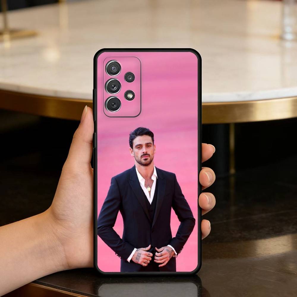 

ACTOR M-Michele Morrone Phone Case For Samsung Galaxy A73,A72,A71,A70,A53,A52,A51,Soft Silicone Black Cover Samsung a13 5g