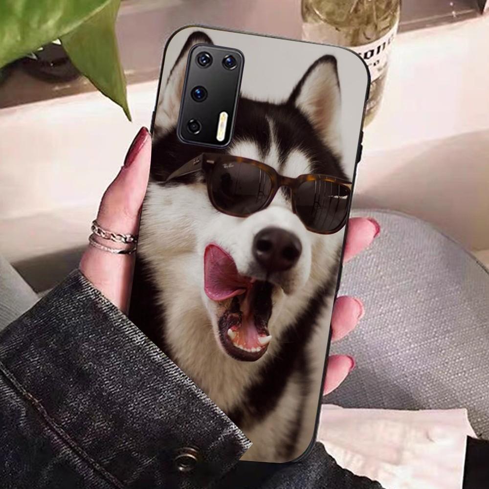 

Husky dog Phone Case For Huawei P 8 9 10 20 30 40 50 Pro Lite Psmart Honor 10 lite 70 Mate 20lite Huawei P40 Lite UE
