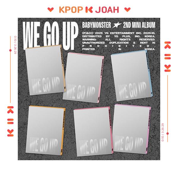 

(PATTERN ver.) BABYMONSTER [WE GO UP] 2nd Mini Album RORA