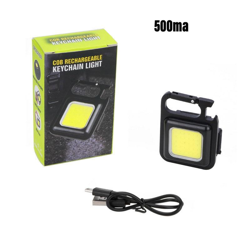 Compact Aluminum Alloy Flashlight Portable Keychain Light With Rechargeable Battery Super Bright Led Characters)