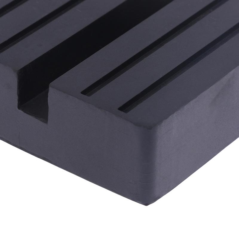 Universal Car Lift Jack Stand Rubber Pads Black Rubber Slotted Floor Jack Pad Frame Rail Adapter