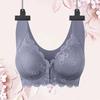 Plus Size Lace Front Closure Wirefree Women S Vest Style Bra