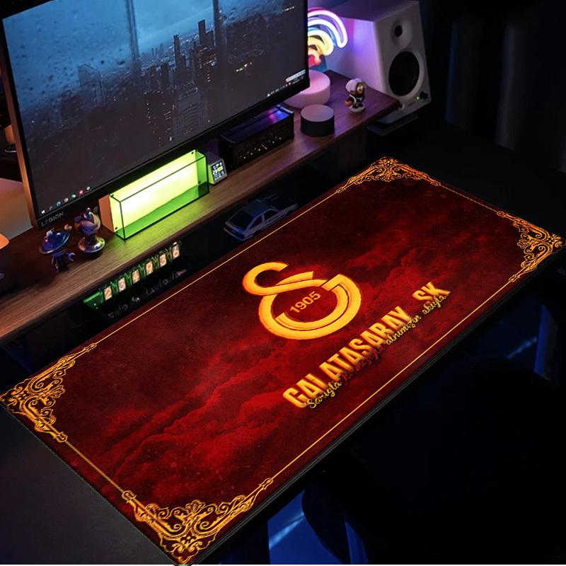 Galatasaray Fußballverein Mauspads, Gummiunterseite, Mauspads für Gamer und Bürogebrauch, Gaming-Schreibtisch, Leicht zu reinigende Matte Weihnachts-Fan-Geschenke