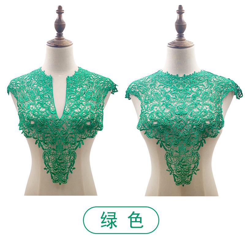 Water-Soluble Lace Collar, Polyester Silk Embroidered Corsage, Three-Dimensional Hollow Collar, Fake Collar, Front Collar And Back Collar Shawl.