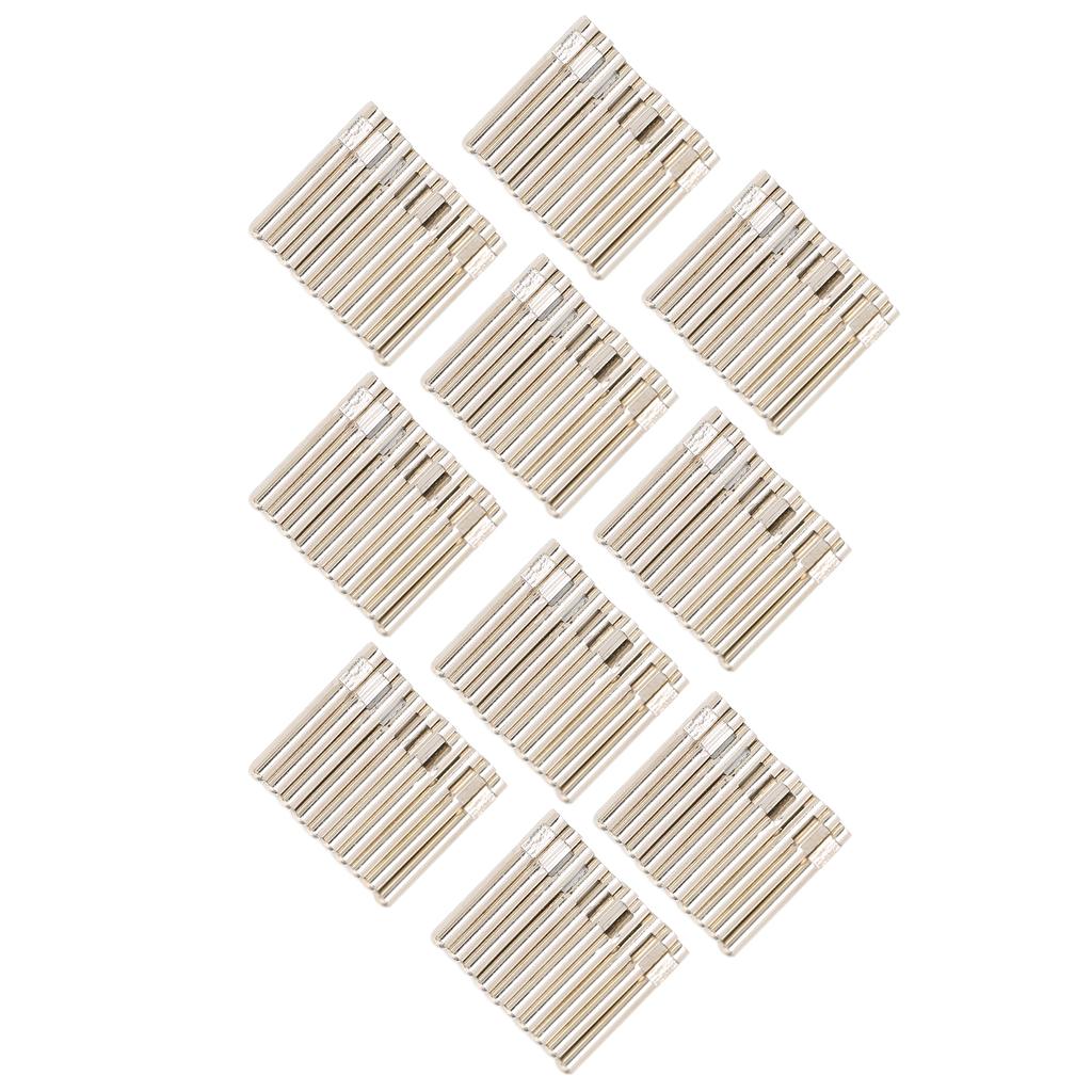 100pcs 0.1in Electrode Wire Pin Copper Connection for TENS Unit Slimming Massager Physiotherapy