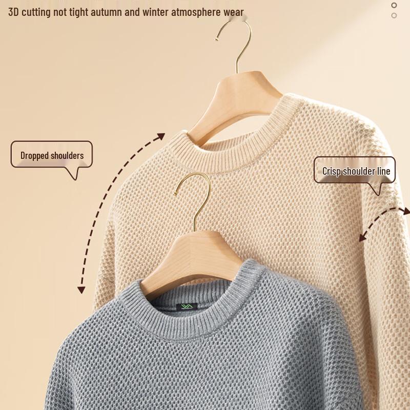 Fingercroxx Men's Korean Style Casual Knit Sweater