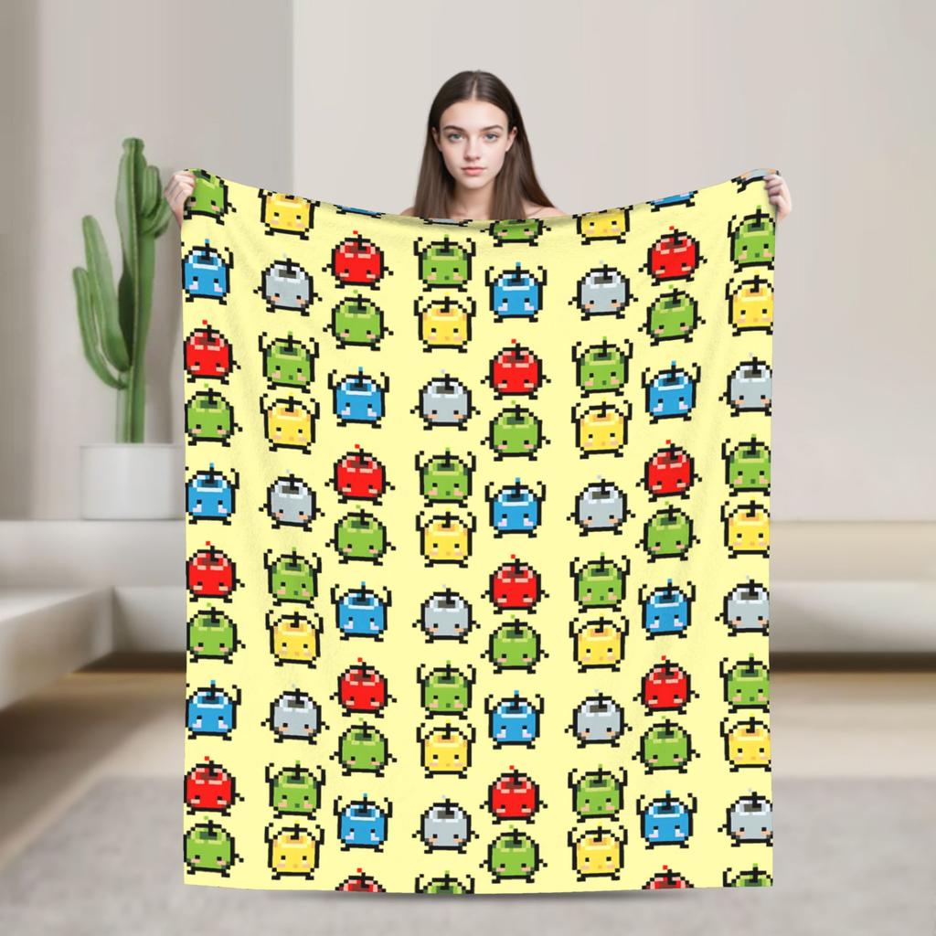 The best Stardew Valley farm-Flannel Blanket  Soft Durable Throw Blanket for Living Room Travel Pattern Bedspread Sofa Bed Cover