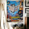 Tom Jerry Classic Adventure Tapestry Wallmounted Fashion Print Work Of Art Background Cloth Wall Decoration