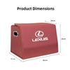 Car Trunk Storage Box Portable Large Capacity Storage Bag For Lexus GS IS LS500h ES260 ES300h RX350h NX260 UX260 LM LC RZ450e TX