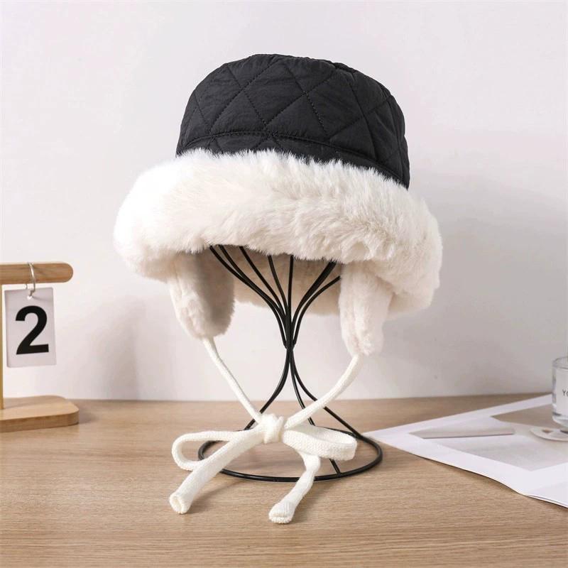 Men S And Women S Autumn And Winter Big Face Ear Protection Fisherman Hats, Thick Basin Hats, Windproof, Warm And Comfortable