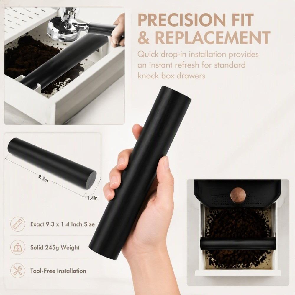Polyurethane Plastic Coffee Knock Box 9.45 Inch Espresso Knock Box Bar Counter Use